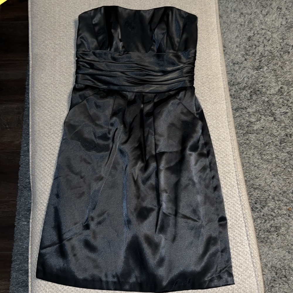 Black evening or prom dress with pockets!